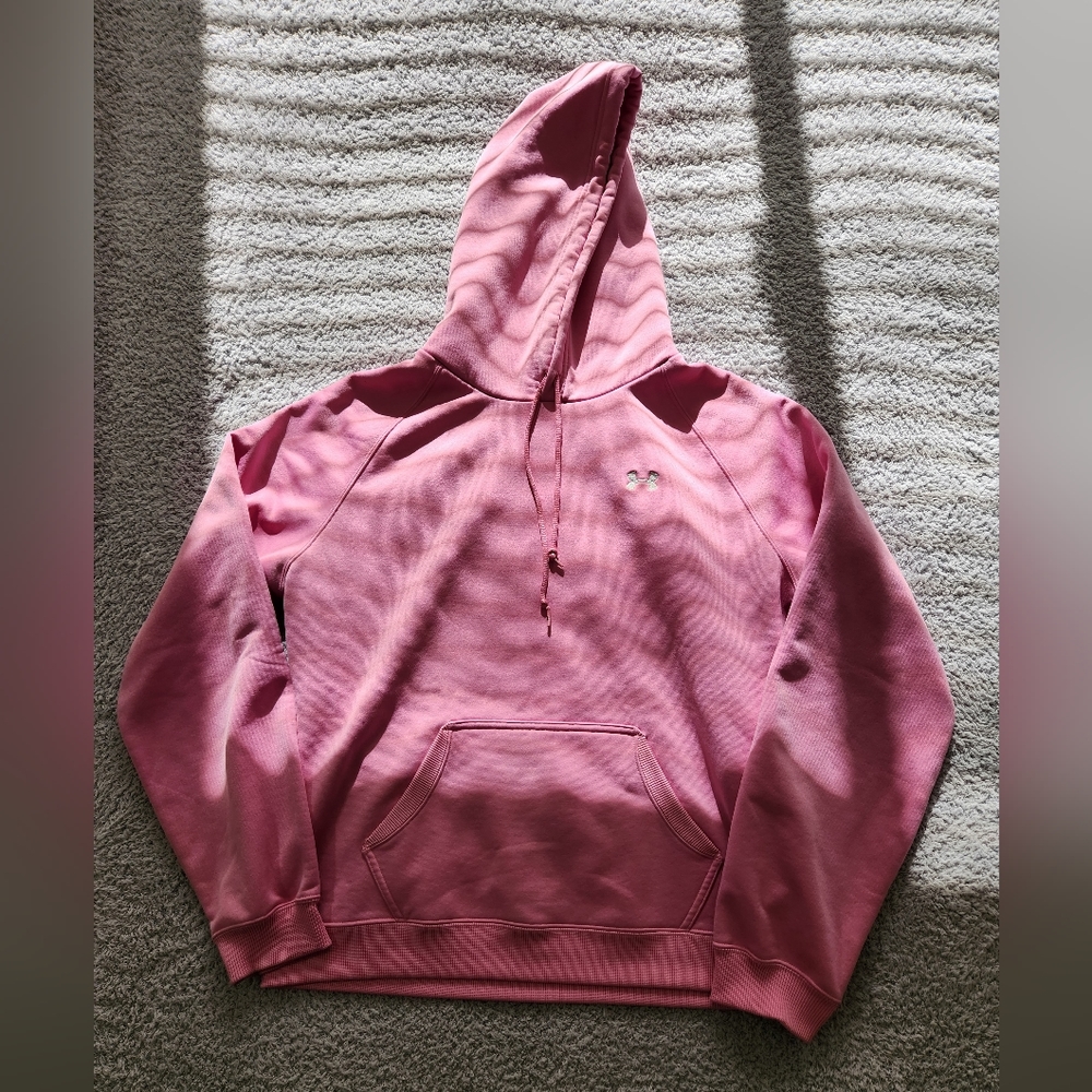 Under Armour Pink Small Logo Hoodie